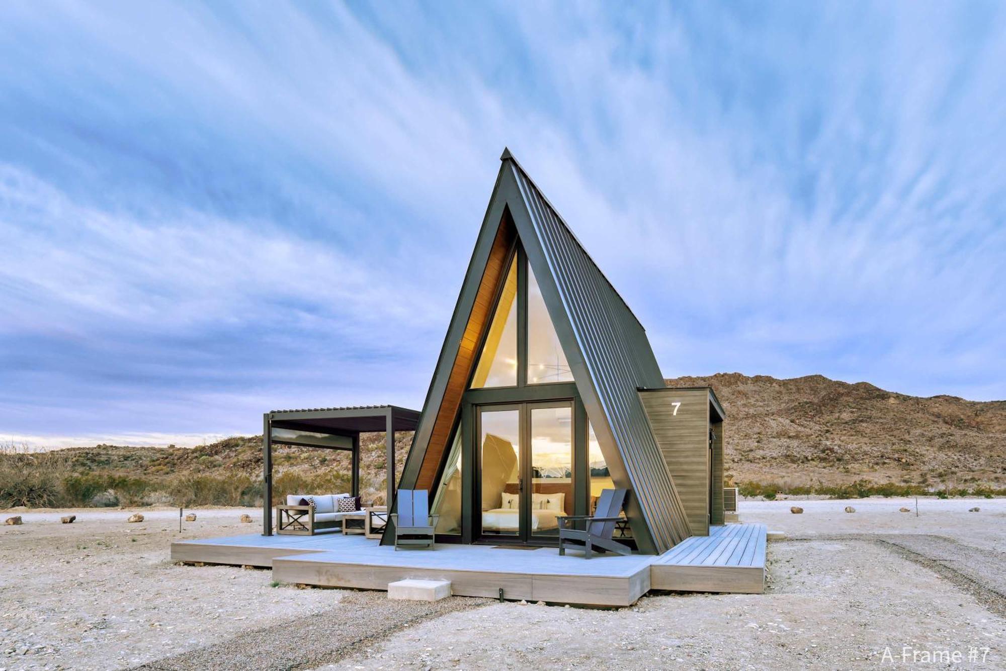 Сasa de vacaciones Stardust Big Bend Luxury A-frame#7 With A Fab View Terlingua