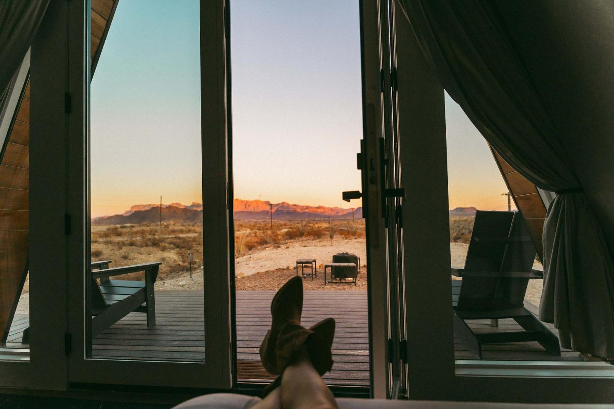 Stardust Big Bend Luxury A-frame#7 With A Fab View Сasa de vacaciones Terlingua